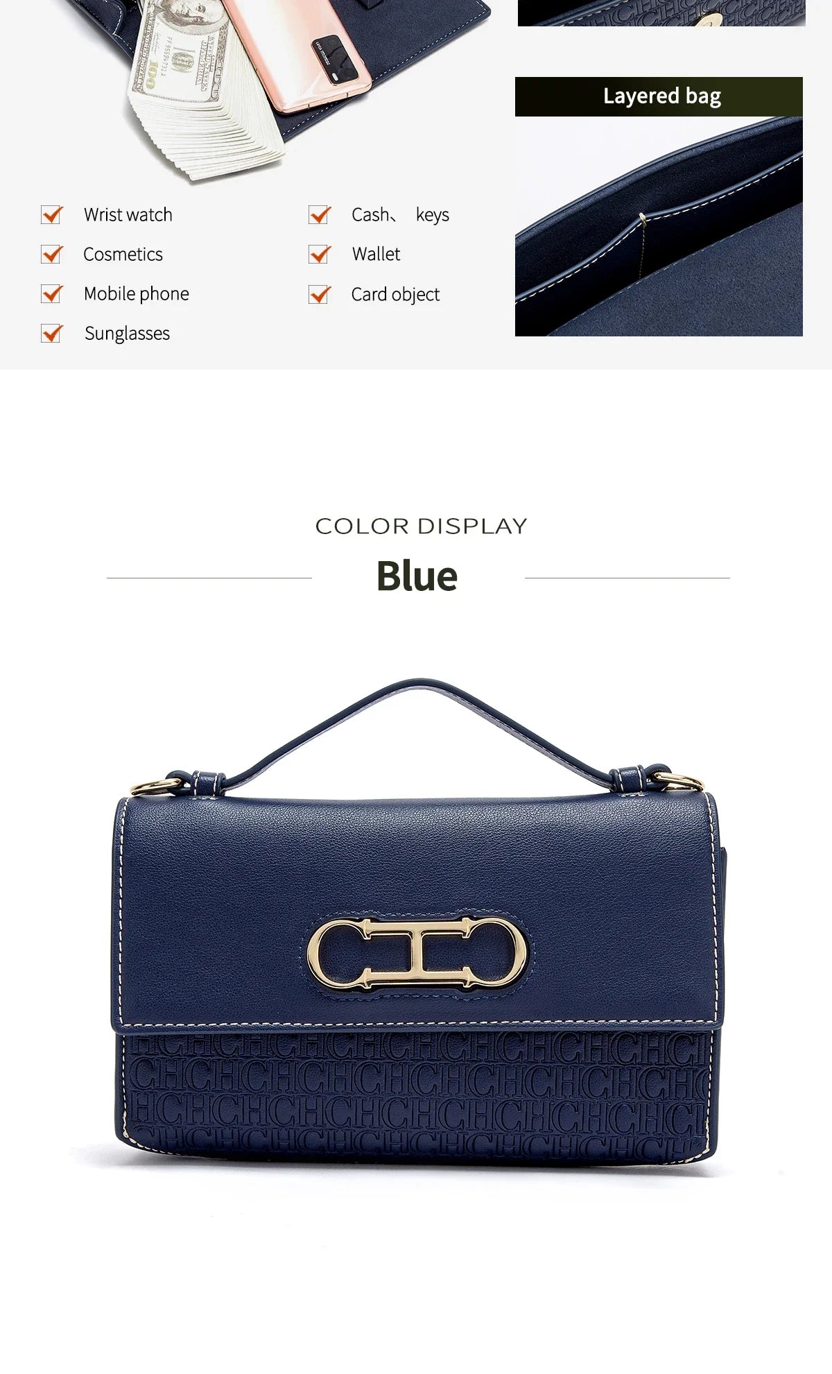 Crossbody Bag Brand Women's Bag Letter Print Leather Compact Elegant Handbag Tote Bag Exquisite Fashion Women's Bag