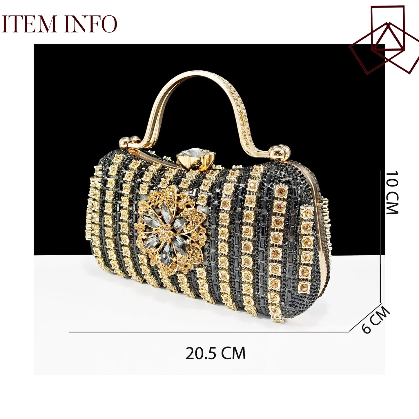 Italian Design Rhinestone-encrusted Ladies Party Women Shoes And Bag  Nigeria Gold Mini Bag Women High Heels