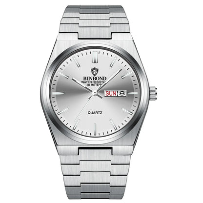 103 Business Women's Quartz Watch Waterproof Double Calendar Night Light Non Mechanical Ultra Thin Women's Quartz Watch