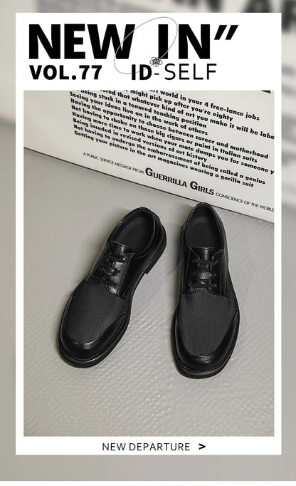Summer New Leather Shoes Men's Business Hollow Holes Soft Bottom Men's Sandals Formal Wear Breathable Office Dress Shoes for Men