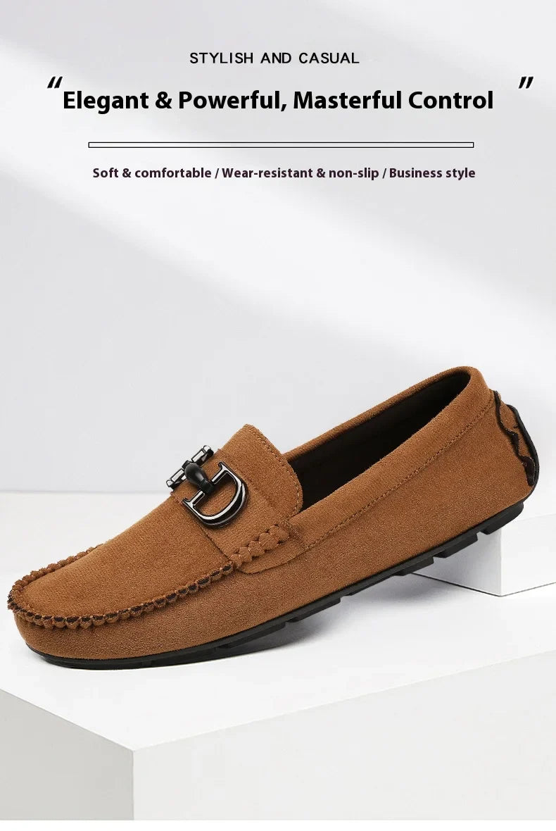 The 2025 new men's soft-soled comfortable casual shoes are versatile Lazy people can wear them on one foot Size 46 size 47