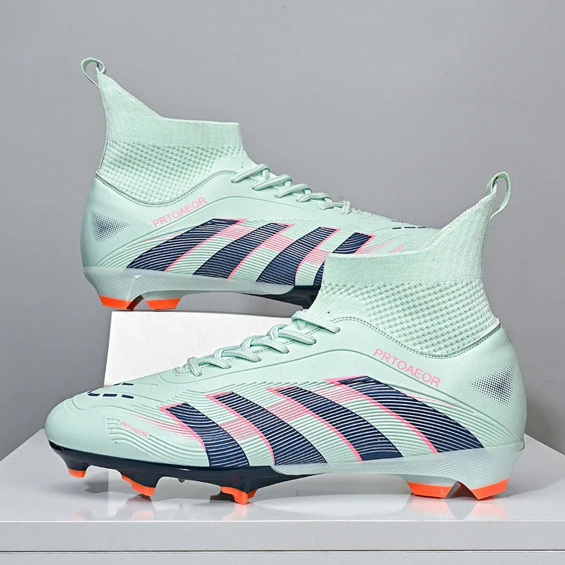 New Men Match Professional Football Boots Non-Slip TF/FG Soccer Shoes Boys Sneakers Comfortable Ankle Sports Shoes Unisex