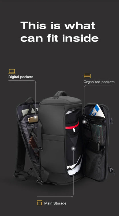 Carry On Backpack Cabin Bag Travel Backpack for Men Shoes Handle Luggage Leisure Laptop Backpack mochila para viaje cabina