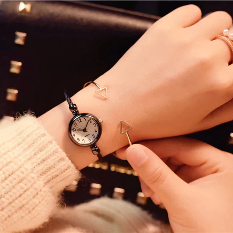Fashion Luxury Women's Watch Gold Fine Strap Ladies Watch For Bracelet Montre Femme Female Wrist Watch Women Clock Relojes
