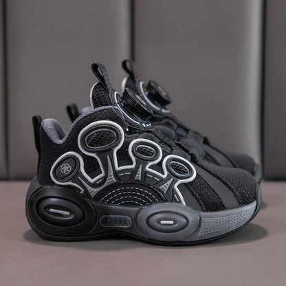Children Fashion Sneaker Boys Casual Shoes Leather Flat Student Walking Shoes Outdoor Girl Basketball Sports Footwear Zapatillas