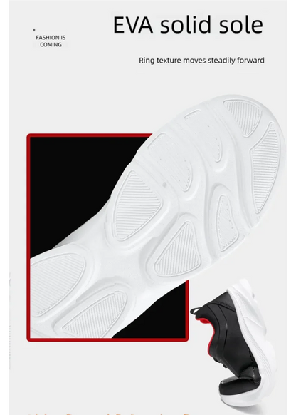 Road Running Shoes Unisex Waterproof Running Shoes Comfortable Athletic Shoes Waterproof and Slip-Resistant Travel Shoes