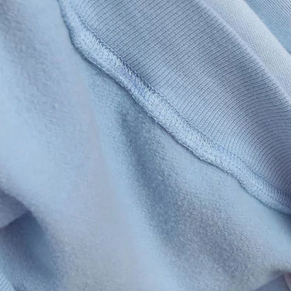 Sweatshirt Women Gradient Color Fleece Pullover O Neck Long Sleeve Casual Jumper Tops Femme Streetwear