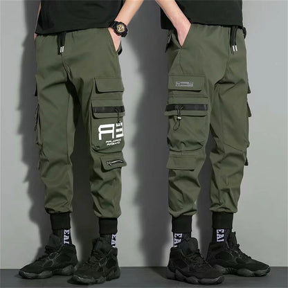 Fashion Multiple Models New Multi Pocket Drawstring Pants Men's Casual Cargo Pants Summer Outdoor Hip Hop Sweatpants Men Women