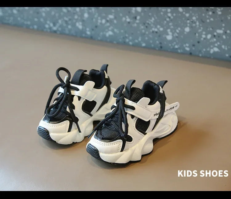 Fashion Children's Sports Shoes Student Mesh Breathable Running Shoes Kids Non-slip Basketball Shoes for Girls and Boys Outdoor