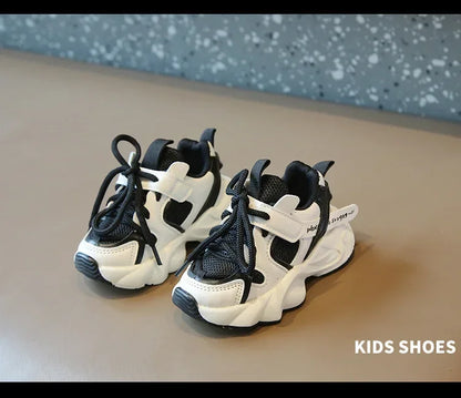 Fashion Children's Sports Shoes Student Mesh Breathable Running Shoes Kids Non-slip Basketball Shoes for Girls and Boys Outdoor