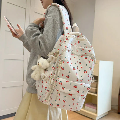 Cute Backpack Girls Fashion School Bag Large Capacity Student School Bag