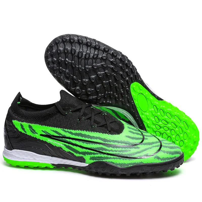 Men Training Football Boots Non-Slip Soccer Shoes Outdoor Cleats Futsal Breathable Sneakers Unisex Comfortable FG/TF Ultralight