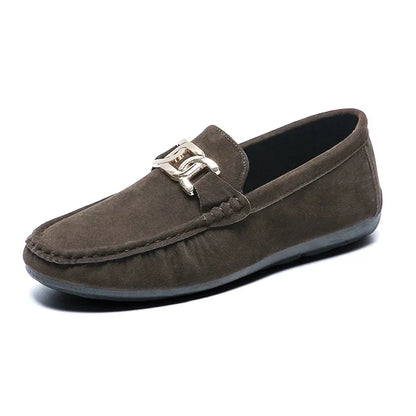 Fashion Suede Men Casual Shoes  Breathable Comfort Slip-on Mens Driving Shoes Luxury Brand Men Loafers Mens Lazy Shoes Moccasin