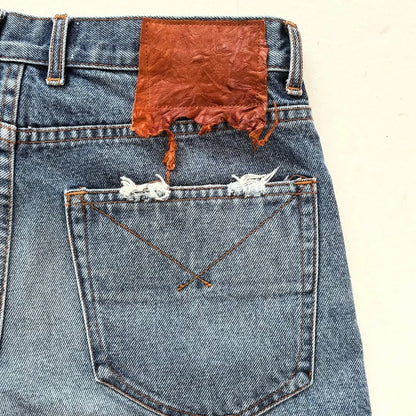 Y2K Harajuku jeans Vintage Wash distressed men women wide leg pants American hip hop Streetwear light blue Casual Baggy Trousers