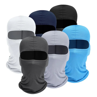 Full Face Mask Hiking Cycling Camping Hunting Airsoft Cap Bike Head Cover Summer Men Women Ski Mask Hiking Scarves