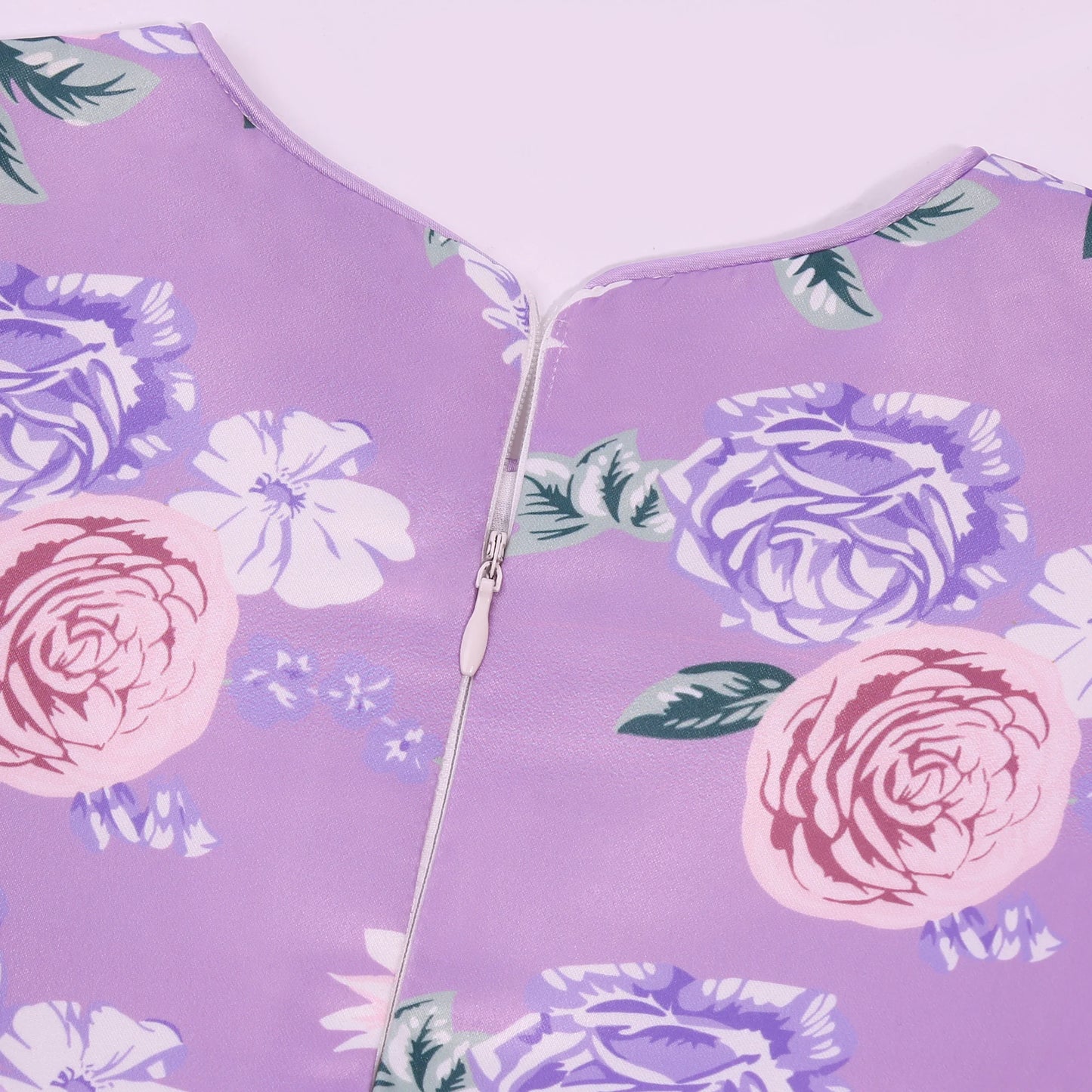 Cross-border special summer burst dress girls printed waist wedding dress flower girl short-sleeved princess puffy skirt