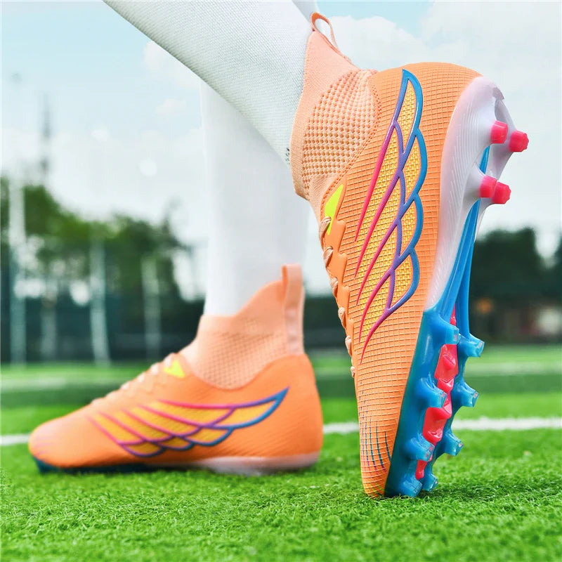 Professional Football Boots Man  Outdoor Sports Sneakers Soccer Shoes Adult's Society Football Cleat Ultralight Training Soccer