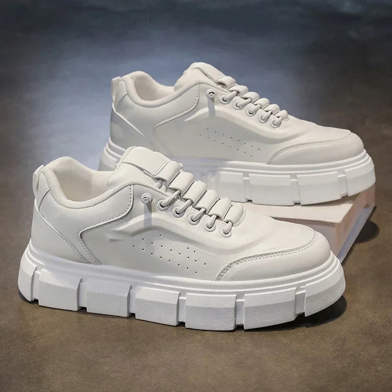 New Casual Shoes for Men 2025 Men's Oxford Shoes Retro Luxury Leather Shoes Fashion Breathable Sneakers Handmade Platform Boot