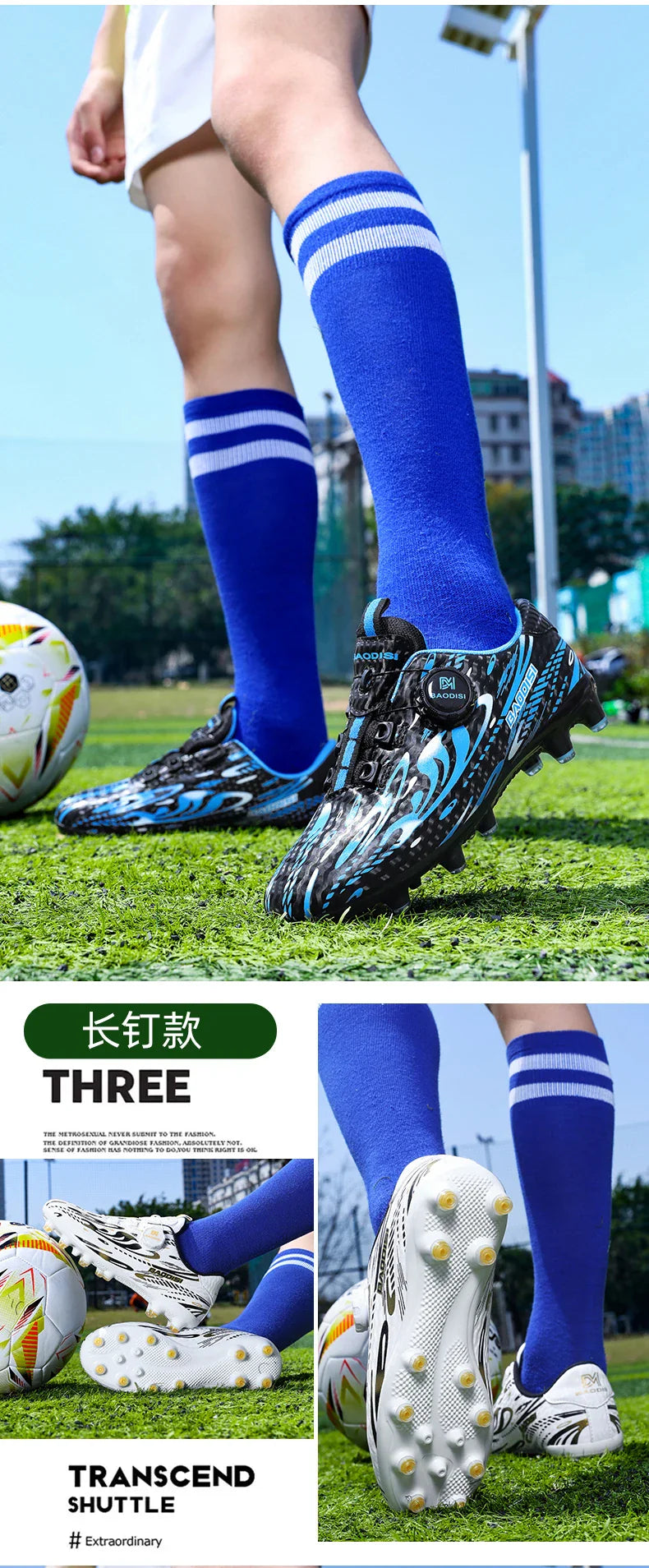 New Kids Football Boots Society Cleats Soccer Shoes Professional Children Football Field Boots Original Non Slip Sneakers Fast