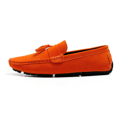 Loafers Men Casual Shoes Tassel Brogue Shoes Men Loafers Moccasins Breathable Slip on Big Size Driving Loafers for Men Shoes