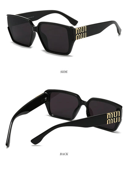 Designer Sunglasses for Women and Men Stylish Square Luxury Glasses Unisex Trend Vintage Shades UV400