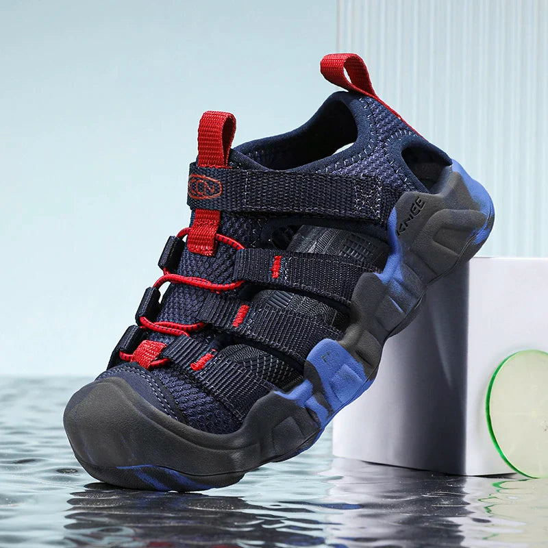 Children Sandals Boy Girls Barefoot Shoes Summer Luxury Design Kids Casual Sneaker Outdoor Beach Sports Sandals for Boy Girls