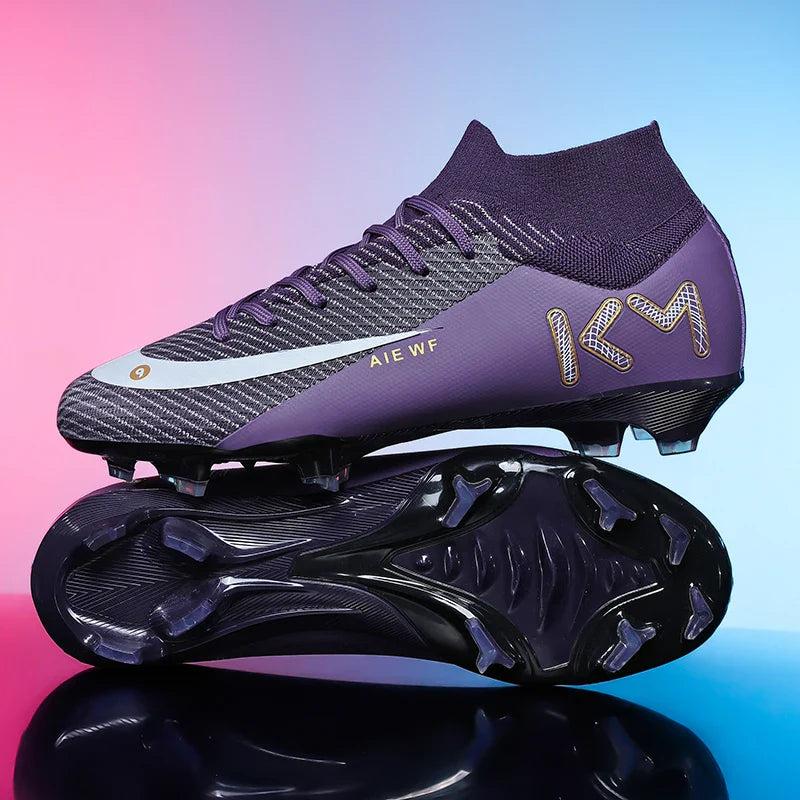 New Men Match Football Boots Ankle Non-Slip TF/FG Professional Soccer Shoes Boys Sneakers Comfortable Sports Shoes Unisex