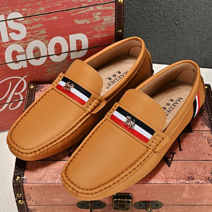 Loafers Men Driving Shoes Casual Shoes Comfortable Classic PU Leather Loafers Business Shoes Slip on Walking Men Loafers Shoes