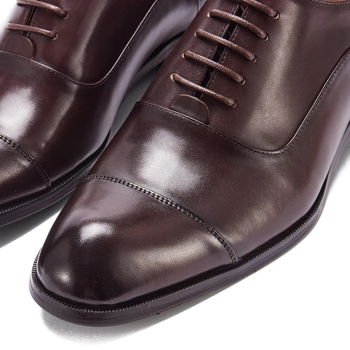 Leather Oxford Dress Shoes British Retro Formal Business Wedding Derby Shoes