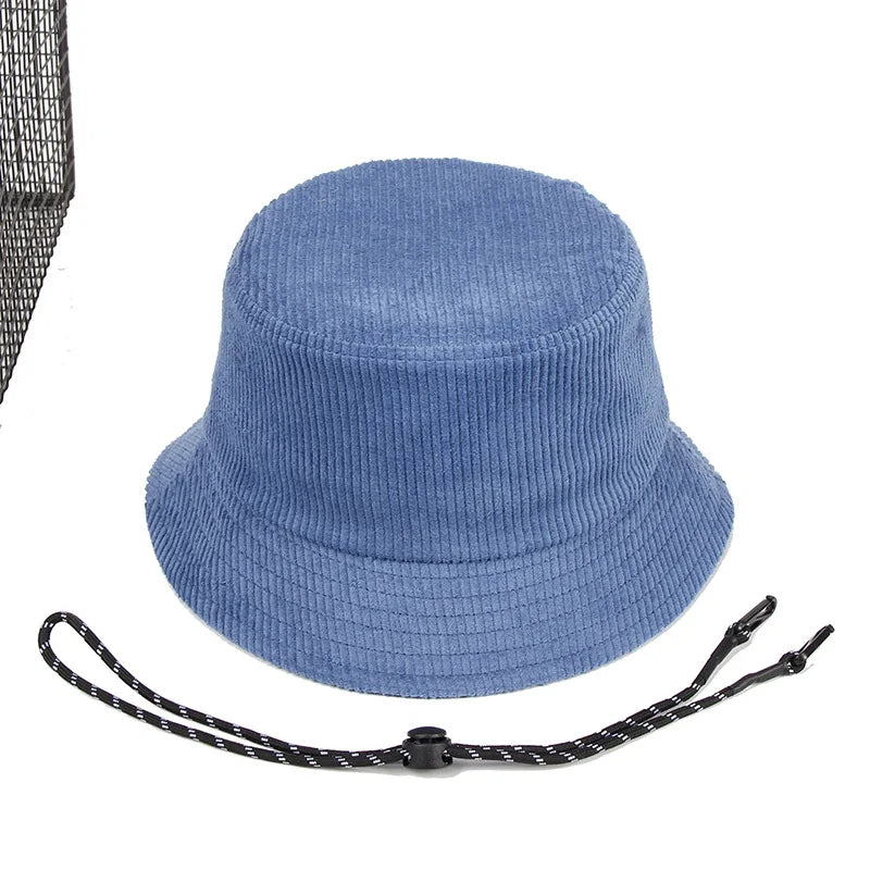 Dad Winter Hat Lady Outdoors Corduroy Bucket Hats Men Big Size Fisherman Hat 54-56cm 56-58cm 58-60cm 60-62cm 62-64cm