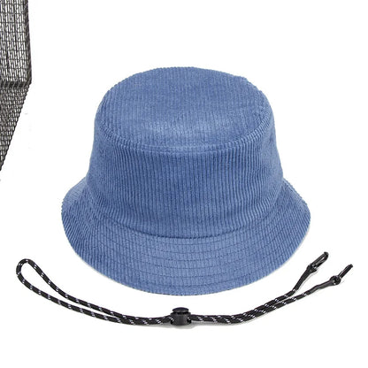 Dad Winter Hat Lady Outdoors Corduroy Bucket Hats Men Big Size Fisherman Hat 54-56cm 56-58cm 58-60cm 60-62cm 62-64cm