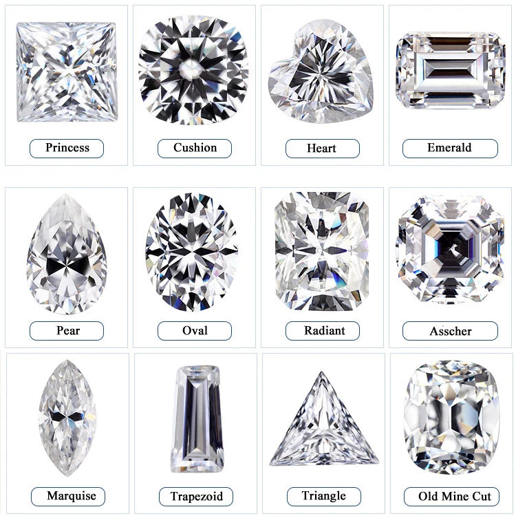 0.5-2ct Moissanite Diamond Stud Earrings for Women Original 925 Sterling Silver Lady's Moissanite Earring New 2026