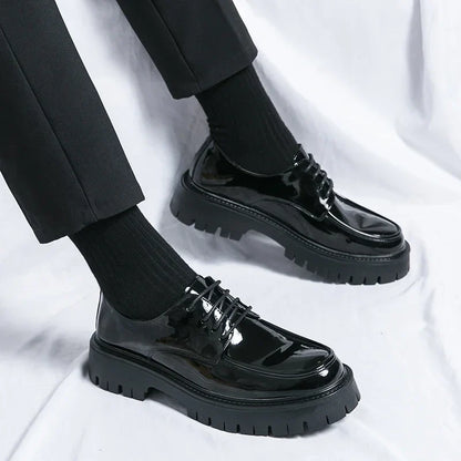 Men’s Formal Lace-Up Dress Shoes – Classic Leather Oxford Style | Sizes 40–47
