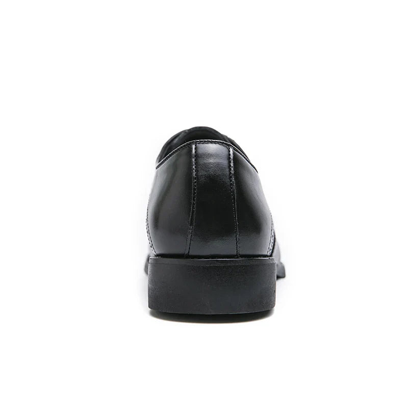 Weaving Formal Shoes For Men Brown Leather Men's Shoes Fashion Stitching Elegant Mans Autumn Footwear Male Wedding Shoes