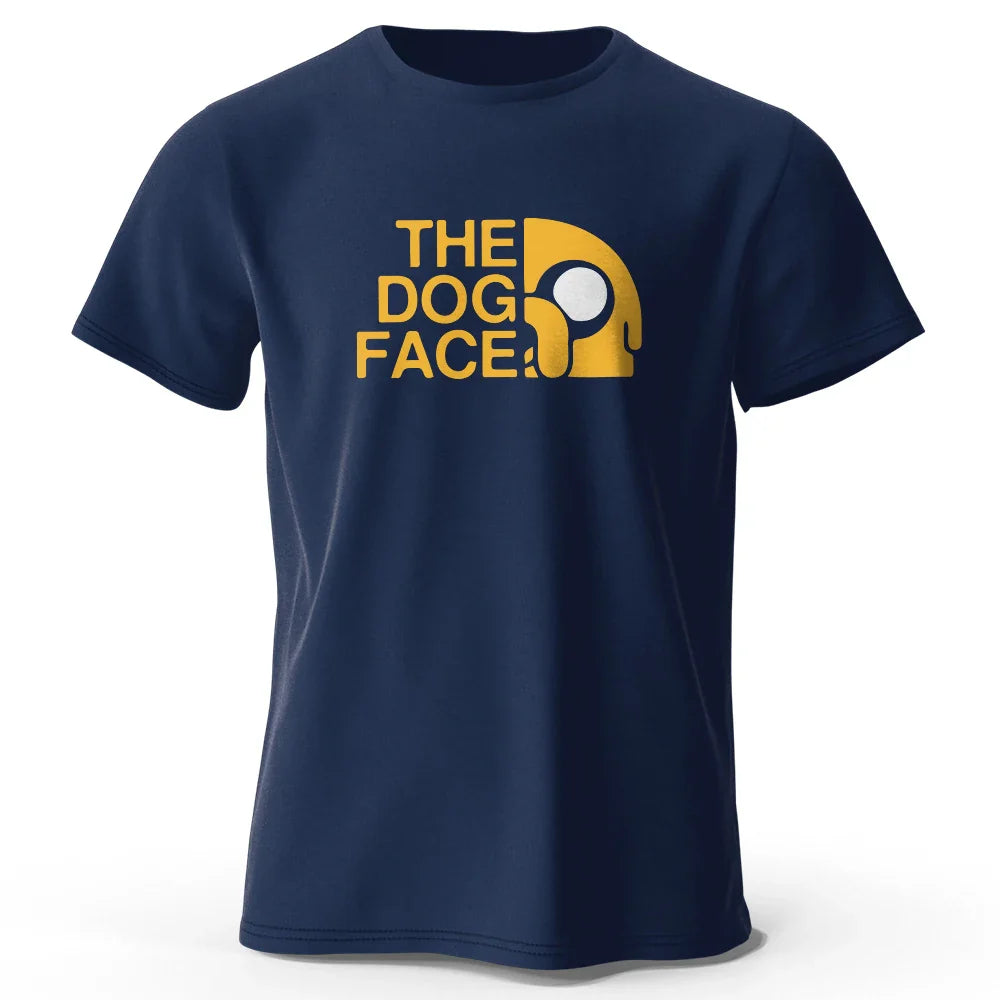 Men's Jake The Dog Printed T Shirt Oversized Funny Graphic Tees for Men Women Tops Tees