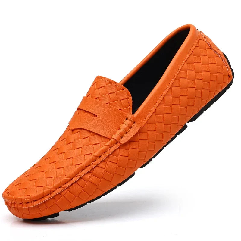 Loafers for Men 2024 New Handmade Moccasins Men Flats Casual PU Leather Shoes Luxury Comfy Mens Loafers Size 48