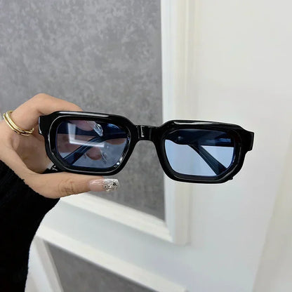 Luxurious Rectangle Sunglasses Women Men Fashion Brand Designer Casual Sun Glasses Female Male Plastic Outdoor Eyewear