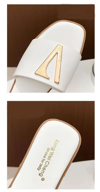 High Quality PU Purses And Sandals Sets Flat Shoes And Bag Set Matching Handbags For Women Slippers Flip Flops Women Shoes