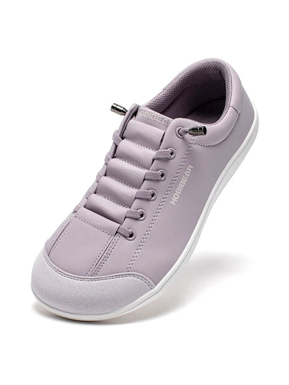 Barefoot Shoes Unisex Wide Toe Artificial Leather Sneakers Zero Drop Slip On Outdoor Lightweight Comfortable Shoes