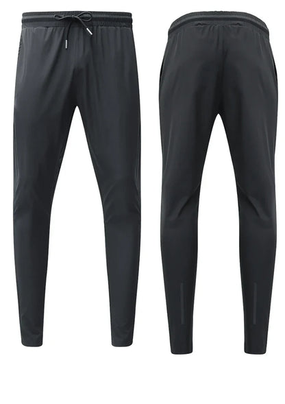 New Pencil Pants Tight Jogging Casual Mens Running Breathable Quick-Drying Ice Silk Outdoor Gym Sports Fashion Fitness Pant