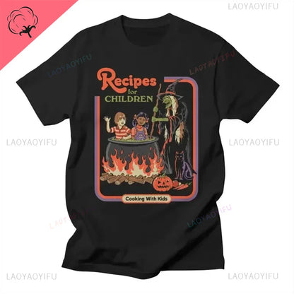 Classic Vintage 90s Tshirt Women Men Grim Evil Series Tops Nostalgia Scary Alien Supernatural Graphic Tee Popular Halloween Tees
