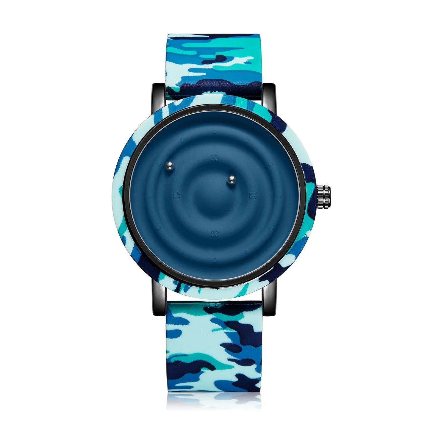 Personalized fashionable floating magnetic pointer free ball bearing creative simple waterproof quartz watch student women men