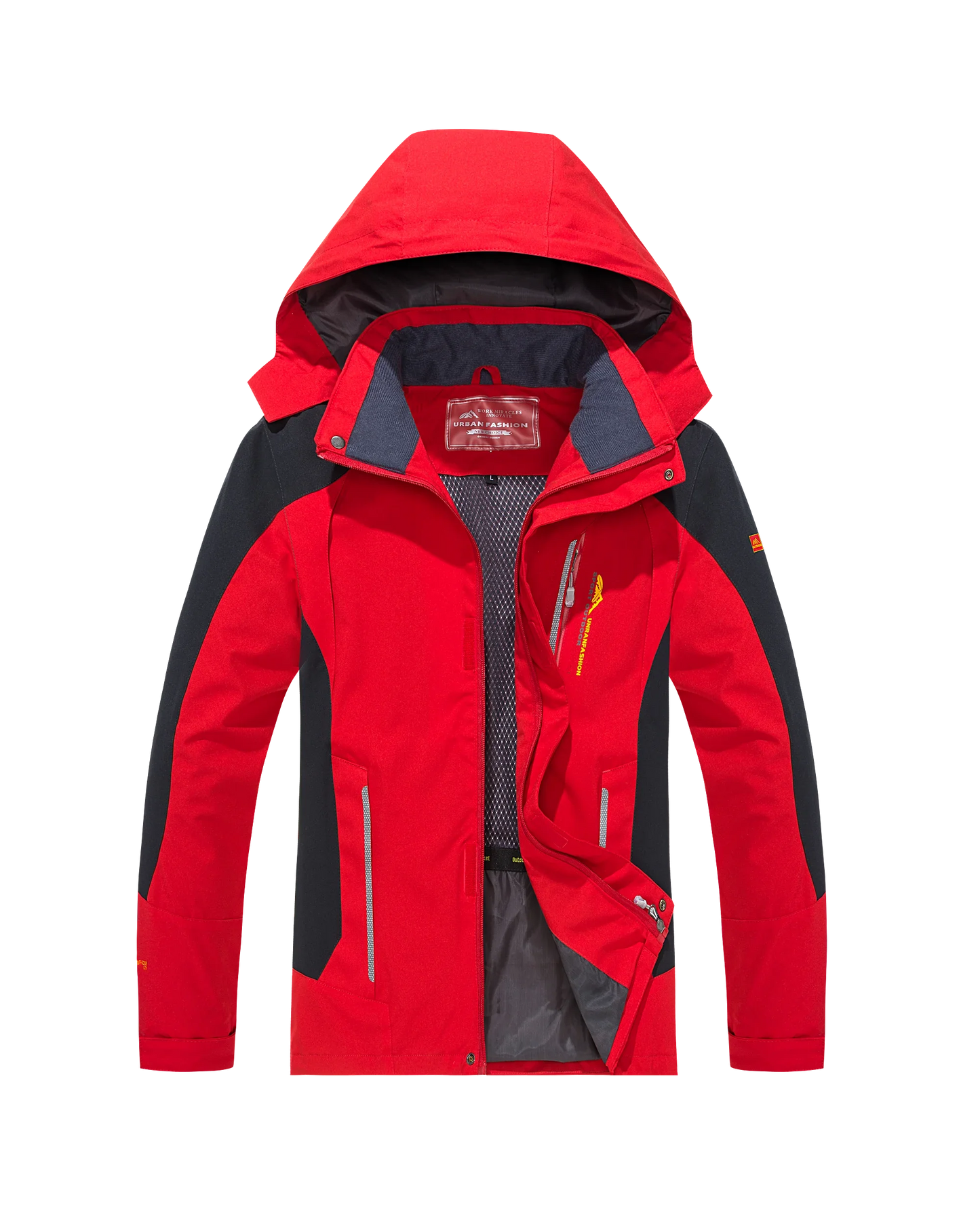 Jaqueta Masculina Impermeável de Caminhada Tamanho Grande Corta-Vento Quebra-Vento Acampamento Caça Corrida Trekking Pesca Casaco Masculino Exterior