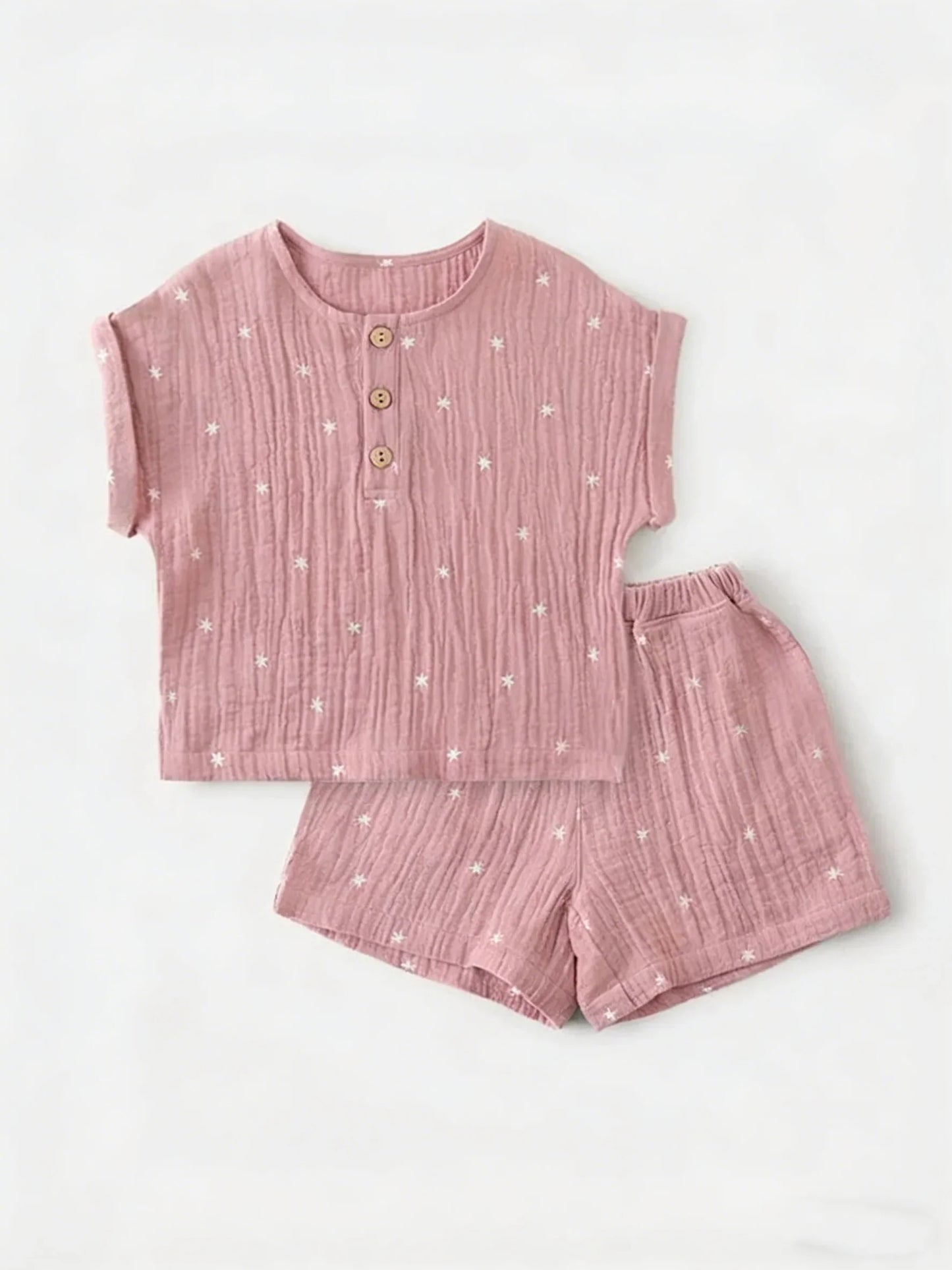 Fashion Kids Clothes Suit Summer Casual Organic Cotton Kids Tshirt + Shorts Toddler Baby Short Sleeve Outfits