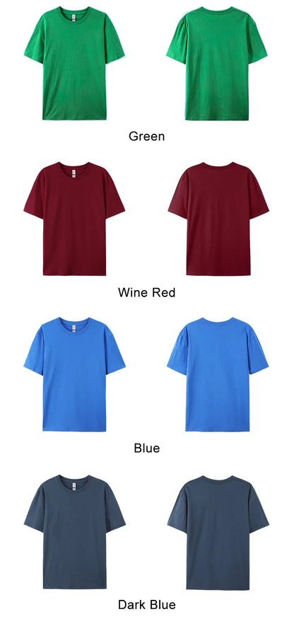 100% Cotton Solid T-shirts Summer Casual Women Sporty Short Sleeve Tees Fashion White Black Clothing Loose O-Neck Female Tops