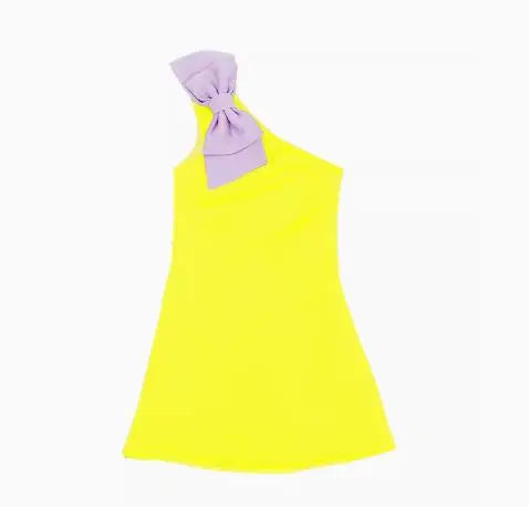 2024 New Girls party dress Bow Princess EidalFitr New In Dress Sleeveless Holiday Children Clothing  Party Costume Girls Clothes