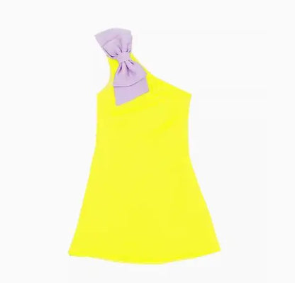 2024 New Girls party dress Bow Princess EidalFitr New In Dress Sleeveless Holiday Children Clothing  Party Costume Girls Clothes