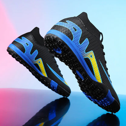 New Men Football Boots Grass Futsal Sneakers High-quality Match Cleats High-top Non-Slip Soccer Shoes Indoor Hot-selling Outdoor
