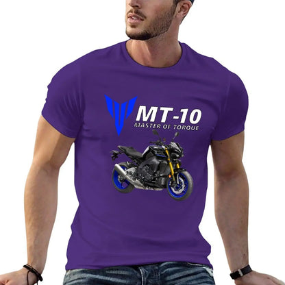 MT-10 Motorcycle T-Shirt anime t shirts rapper graphic tees plus size clothes oversized t shirt fitted t shirts for men