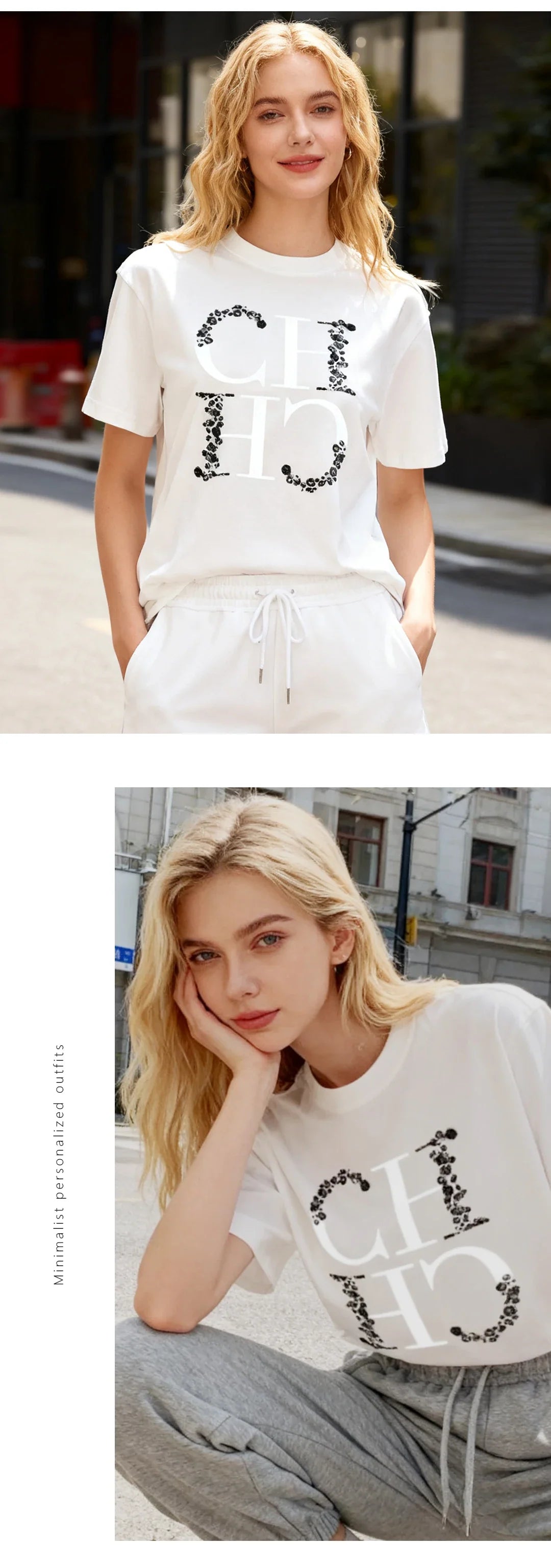 Letter Printed Fashionable Black T-shirt Trendy Streetwear Fashionable Men's and Women's Casual Loose Short Sleeved Top